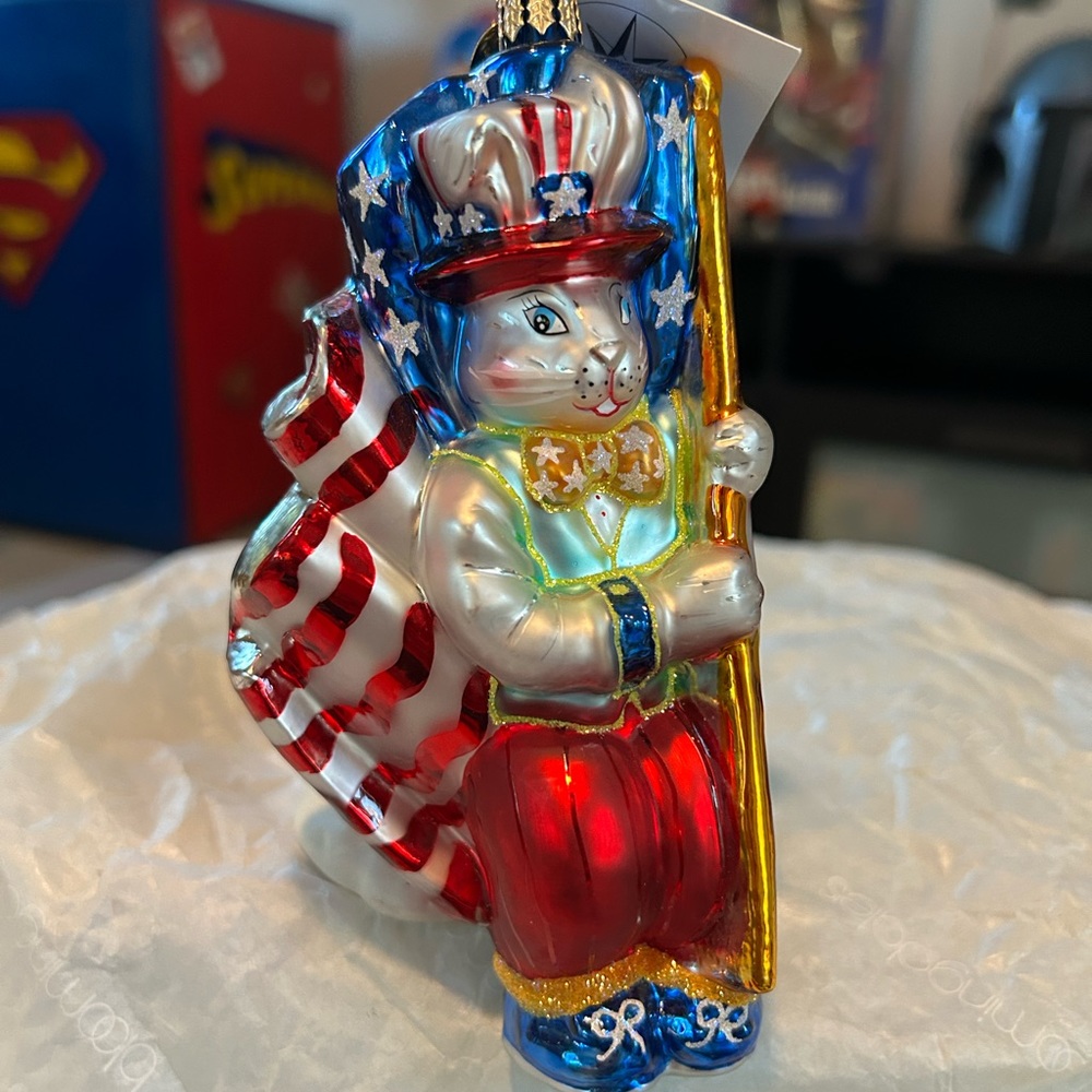Christopher Ratko, Billy doodle, dandy, signed ornament.